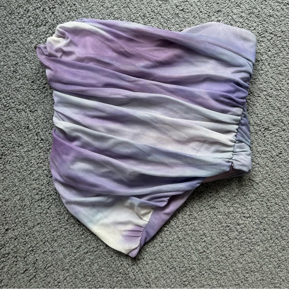 Zara purple tube top top size M NEVER WORN
